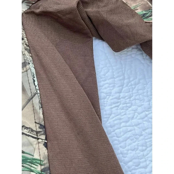 RedHead Long Sleeve Button Down Oak Vented Hunting Shirts Camo Brown Sz XL - Picture 7 of 12